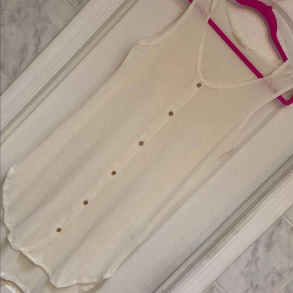 LAST 1!  Small ! Waffle Knit Dress in Ivory! - Picture 6 of 7